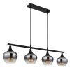 Globo lighting Maxy hanging light black, 4-light sources