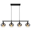 Globo lighting Maxy hanging light black, 4-light sources