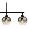 Globo lighting Maxy hanging light black, 4-light sources