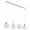 Globo lighting Maxy hanging light chrome, white, 4-light sources