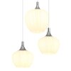 Globo lighting Maxy hanging light chrome, white, 6-light sources