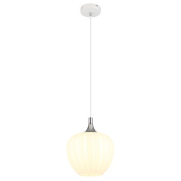 Globo lighting Maxy hanging light chrome, white, 1-light source