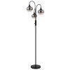 Globo lighting Maxy floor lamp black, 3-light sources