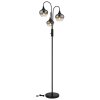 Globo lighting Maxy floor lamp black, 3-light sources