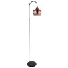 Globo lighting Maxy floor lamp chrome, black, 1-light source