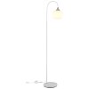 Globo lighting Maxy floor lamp chrome, white, 1-light source