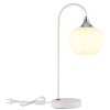 Globo lighting Maxy table lamp chrome, white, 1-light source