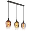 Globo lighting Lavus hanging light black, 3-light sources