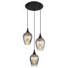 Globo lighting Lavus hanging light black, 3-light sources