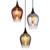 Globo lighting Lavus hanging light black, 3-light sources