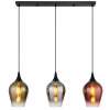 Globo lighting Lavus hanging light black, 3-light sources