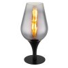 Globo lighting Lavus table lamp black, 1-light source