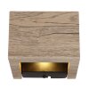 Globo lighting Alina wall light LED Dark wood, Ecru, black, 1-light source