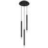 Globo lighting Blake hanging light black, 3-light sources