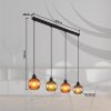 Globo lighting Zumba hanging light black, 4-light sources