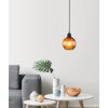 Globo lighting Zumba hanging light black, 1-light source