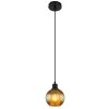 Globo lighting Zumba hanging light black, 1-light source