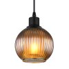 Globo lighting Zumba hanging light black, 1-light source