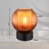 Globo lighting Zumba table lamp black, 1-light source