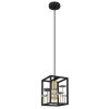 Globo lighting Lisbon hanging light black, 1-light source