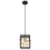 Globo lighting Lisbon hanging light black, 1-light source