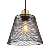 Globo lighting Baku hanging light black, 1-light source