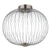 Globo lighting Galway ceiling light LED matt nickel, 1-light source