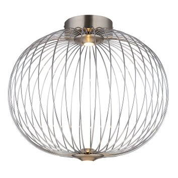 Globo lighting Galway ceiling light LED matt nickel, 1-light source