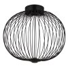 Globo lighting Galway ceiling light LED black, 1-light source