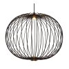 Globo lighting Galway hanging light LED black, 1-light source