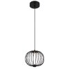 Globo lighting Galway hanging light LED black, 1-light source