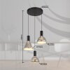 Globo lighting Labora hanging light LED black, 1-light source