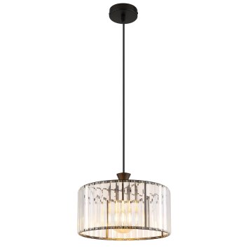 Globo lighting Jordana hanging light black, 1-light source