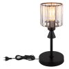 Globo lighting Jordana table lamp black, 1-light source