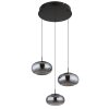 Globo lighting Quintara hanging light LED black, 1-light source