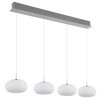 Globo lighting Quintara hanging light LED matt nickel, 1-light source