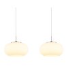 Globo lighting Quintara hanging light LED matt nickel, 1-light source