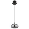 Globo lighting Quintara hanging light LED black, 1-light source