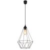 Globo lighting Zachary hanging light black, 1-light source