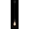 Globo lighting Zachary hanging light black, 1-light source