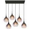 Globo lighting Olsen hanging light black, 6-light sources