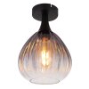 Globo lighting Olsen ceiling light black, 1-light source