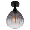 Globo lighting Olsen ceiling light black, 1-light source