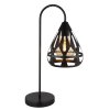 Globo lighting Hassan table lamp black, 1-light source