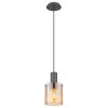 Globo lighting Tulivar hanging light grey, 1-light source