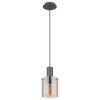 Globo lighting Tulivar hanging light grey, 1-light source