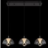 Globo lighting Arus hanging light LED black, 1-light source