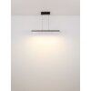 Globo lighting Ethan hanging light LED brushed aluminium, white, 1-light source