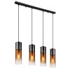 Globo lighting Annika hanging light black, 4-light sources