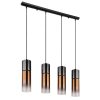 Globo lighting Annika hanging light black, 4-light sources